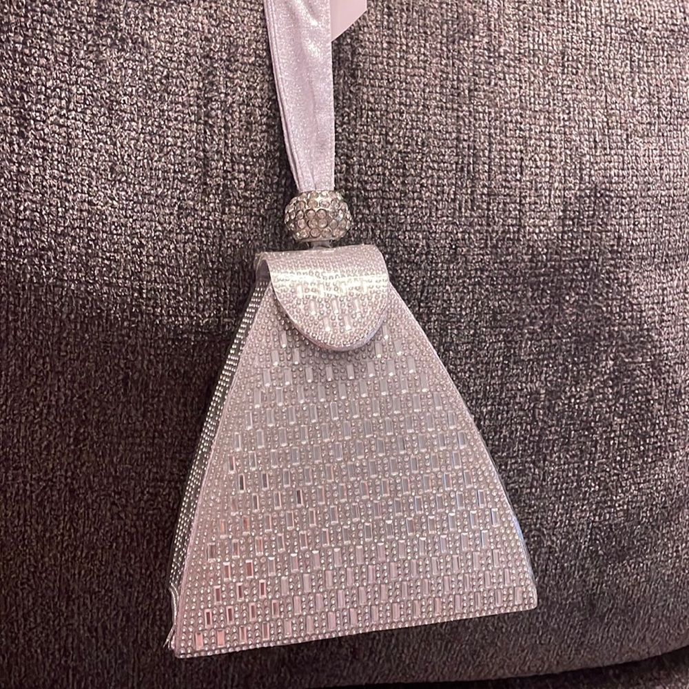 allx Full Rhinestone Fashion Evening Bag Triangle Women